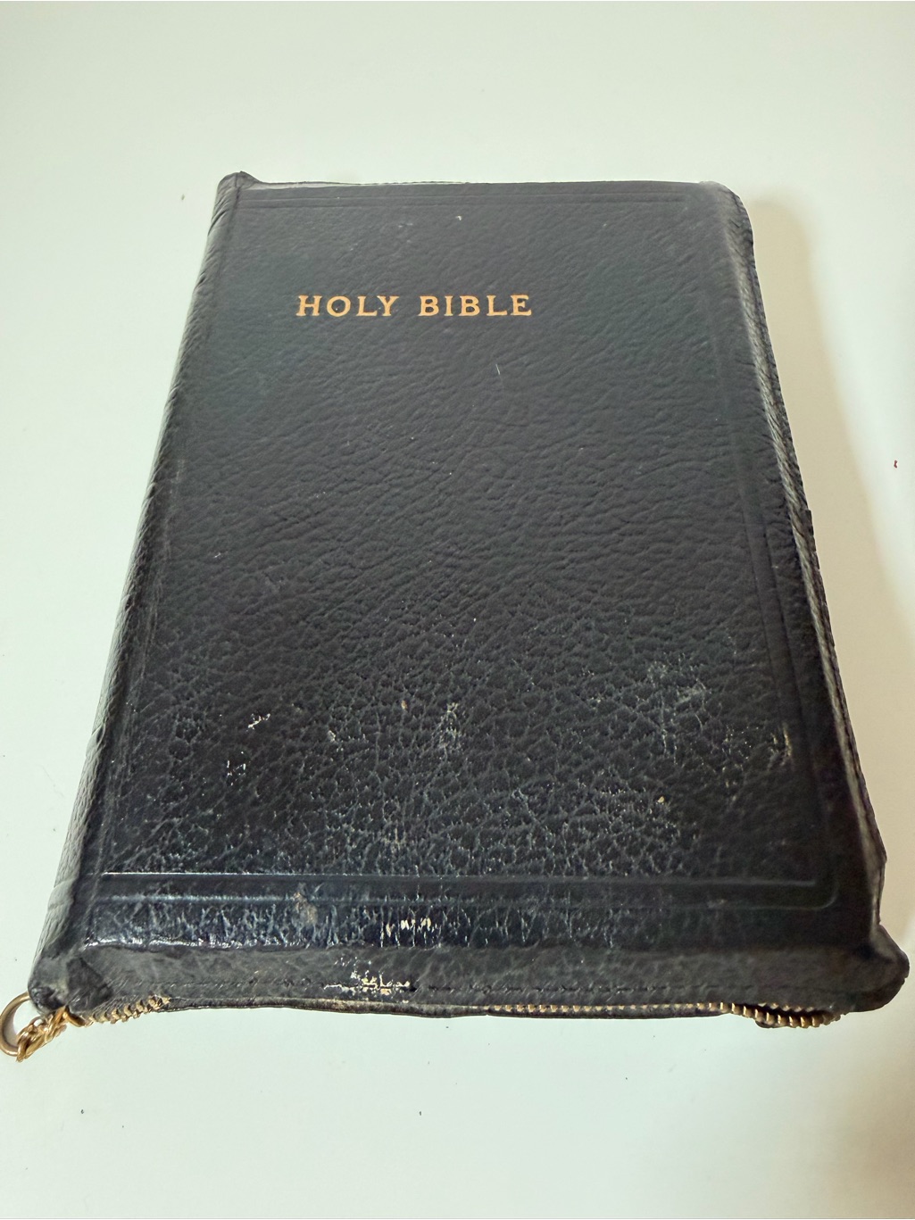 Vintage 1952 Kjv Holy Bible American Bible Society Compact Zipper Cover W Maps